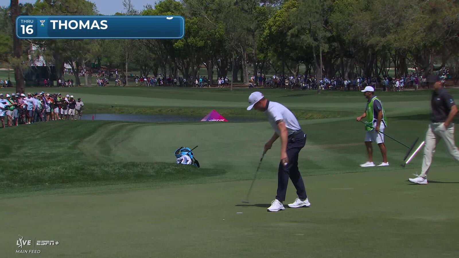 Justin Thomas | Round 3 | 16th hole | Shot 3 | 2025 Valspar