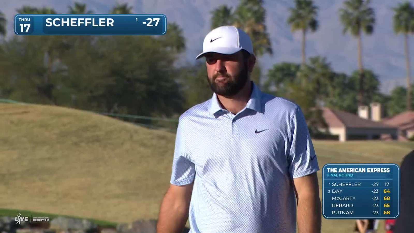 Scottie Scheffler | Round 4 | 17th hole | Shot 5 | 2026 The American Express