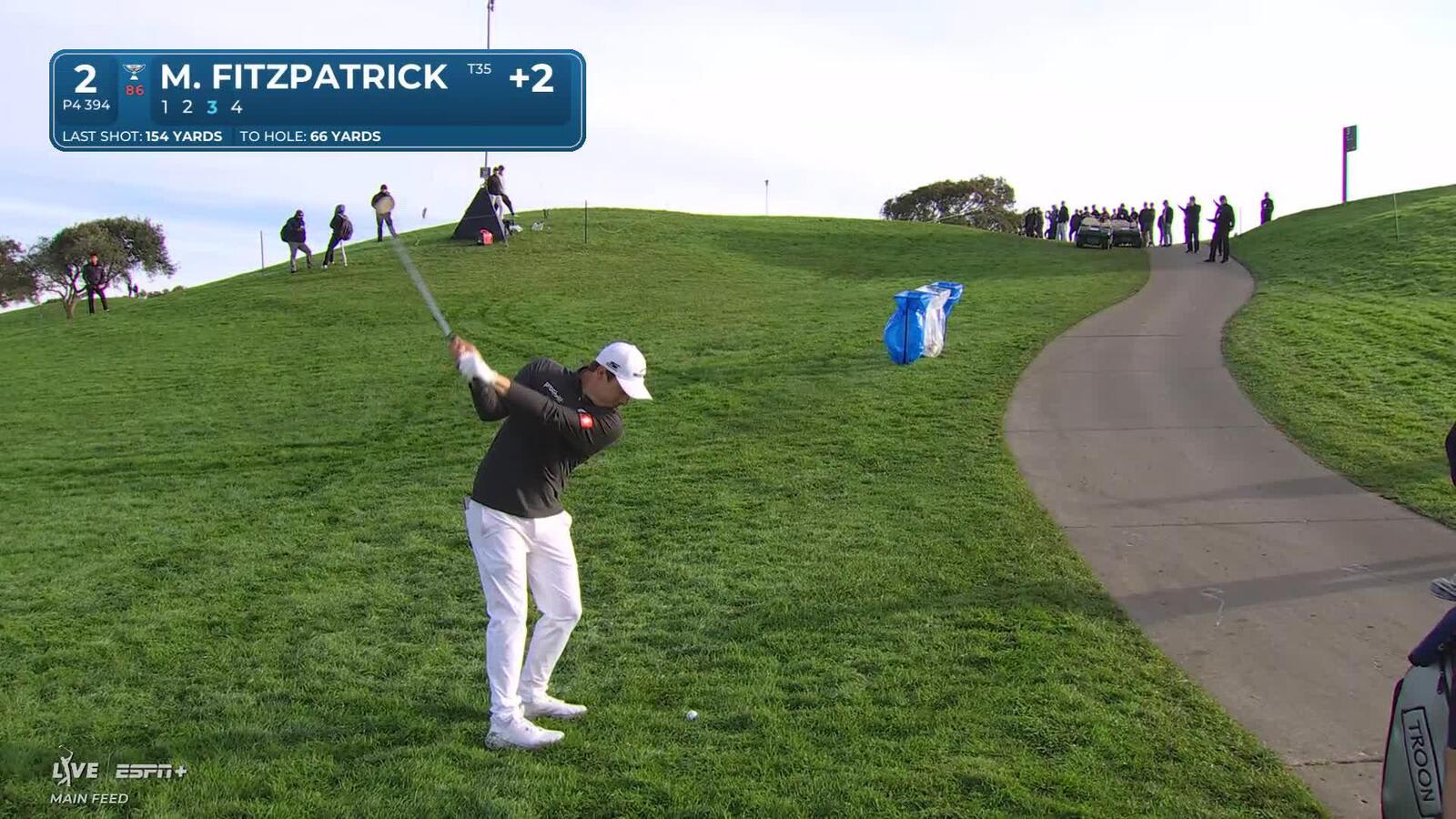 Matt Fitzpatrick | Round 4 | 2nd hole | Shot 3 | 2025 Genesis