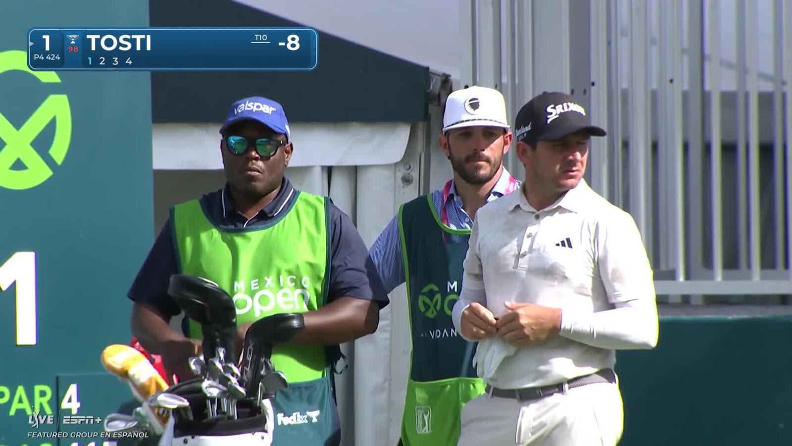 Alejandro Tosti | Round 2 | 1st hole | Shot 1 | 2025 Mexico Open