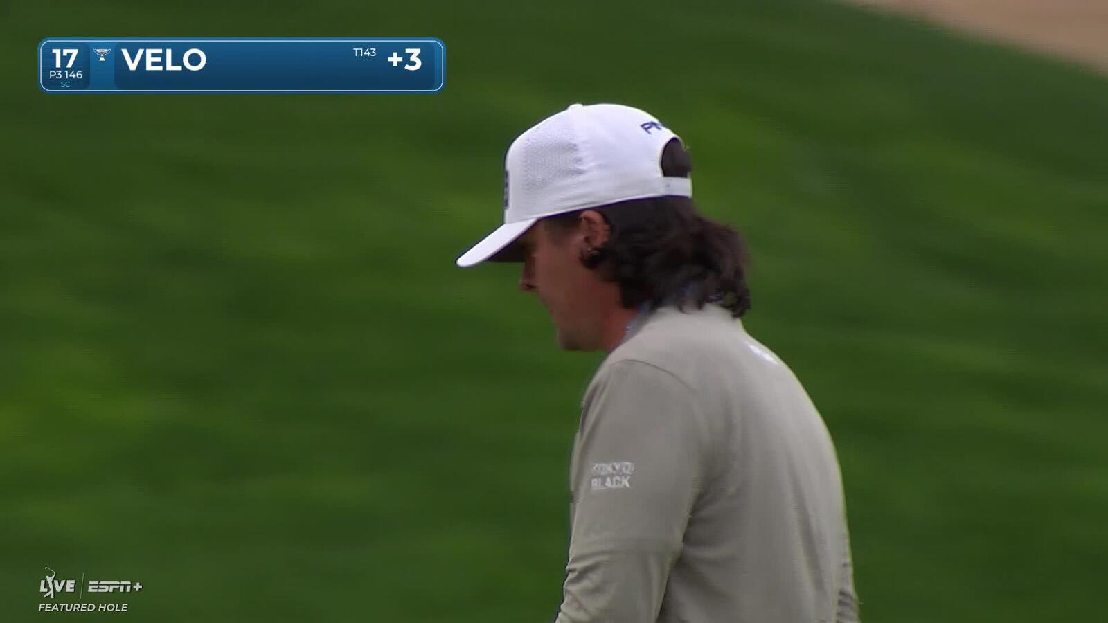 Kevin Velo | Round 1 | 17th hole | Shot 3 | 2025 The American Express