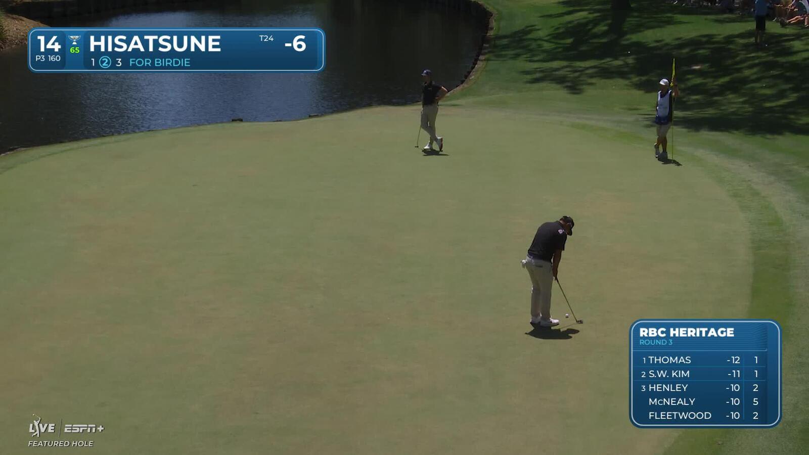 Ryo Hisatsune | Round 3 | 14th hole | Shot 2 | 2025 RBC Heritage