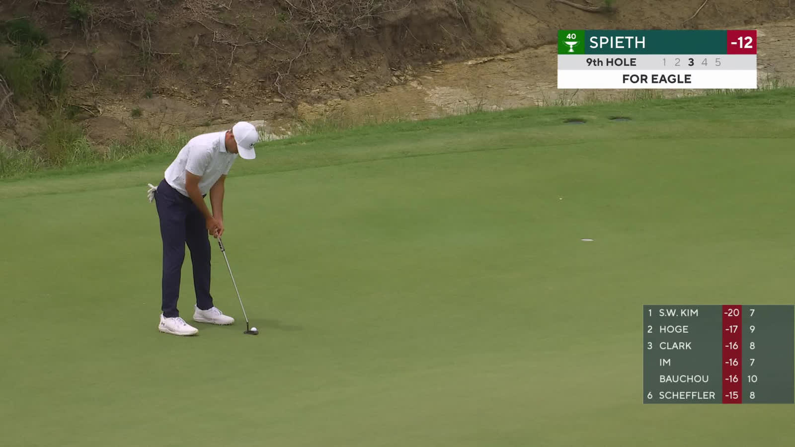 Jordan Spieth | Round 3 | 9th hole | Shot 4 | 2026 THE CJ CUP