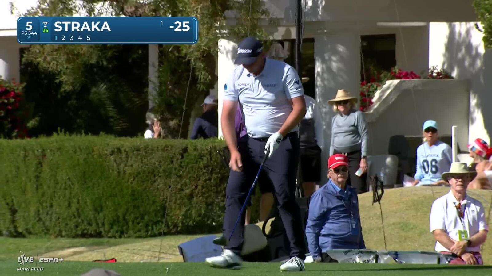 Sepp Straka | Round 4 | 5th hole | Shot 1 | 2025 The American Express