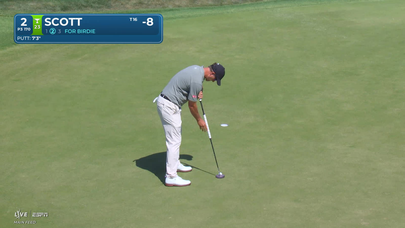 Adam Scott | Round 4 | 2nd hole | Shot 2 | 2026 Texas Children's