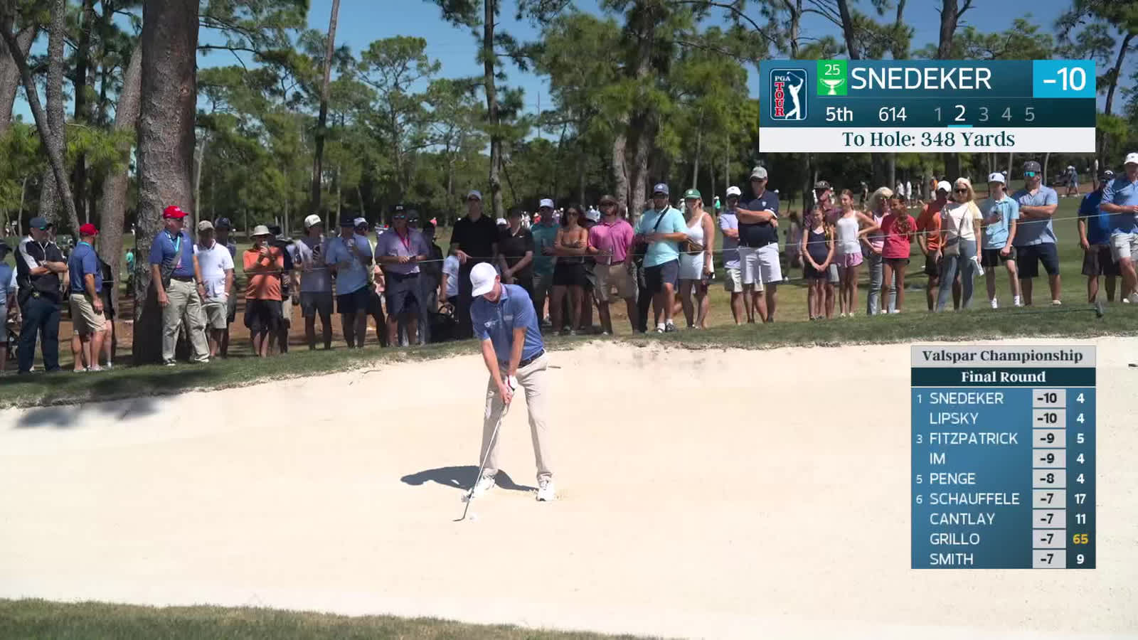 Brandt Snedeker | Round 4 | 5th hole | Shot 2 | 2026 Valspar