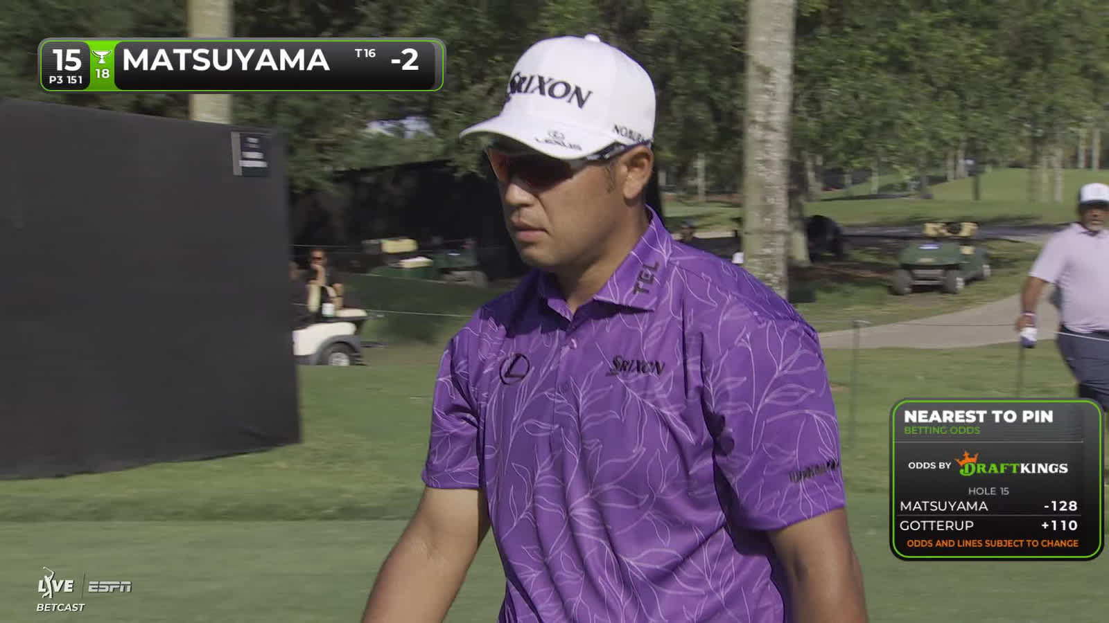 Hideki Matsuyama | Round 1 | 15th hole | Shot 1 | 2026 Cadillac