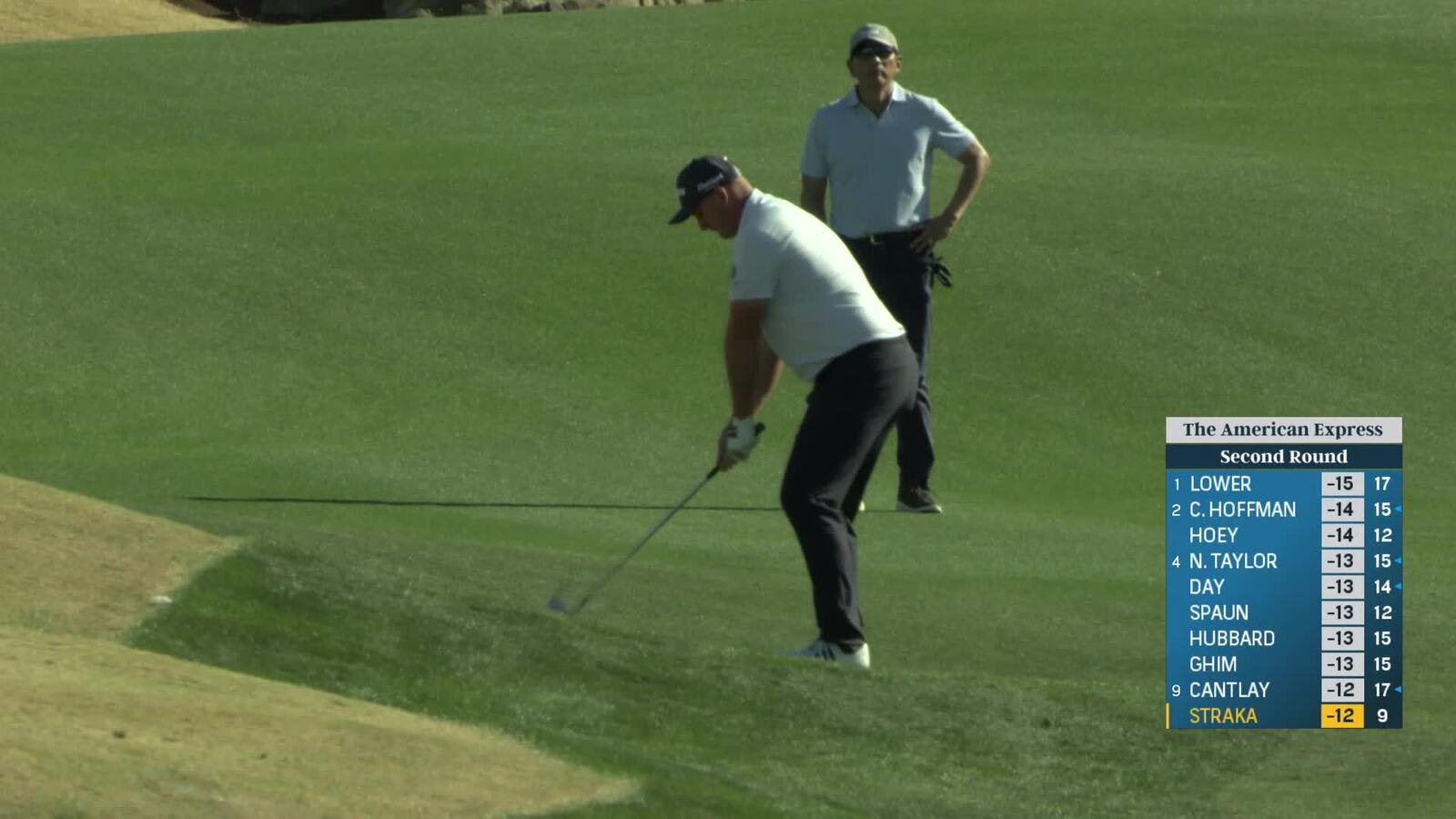 Sepp Straka | Round 2 | 10th hole | Shot 2 | 2025 The American Express