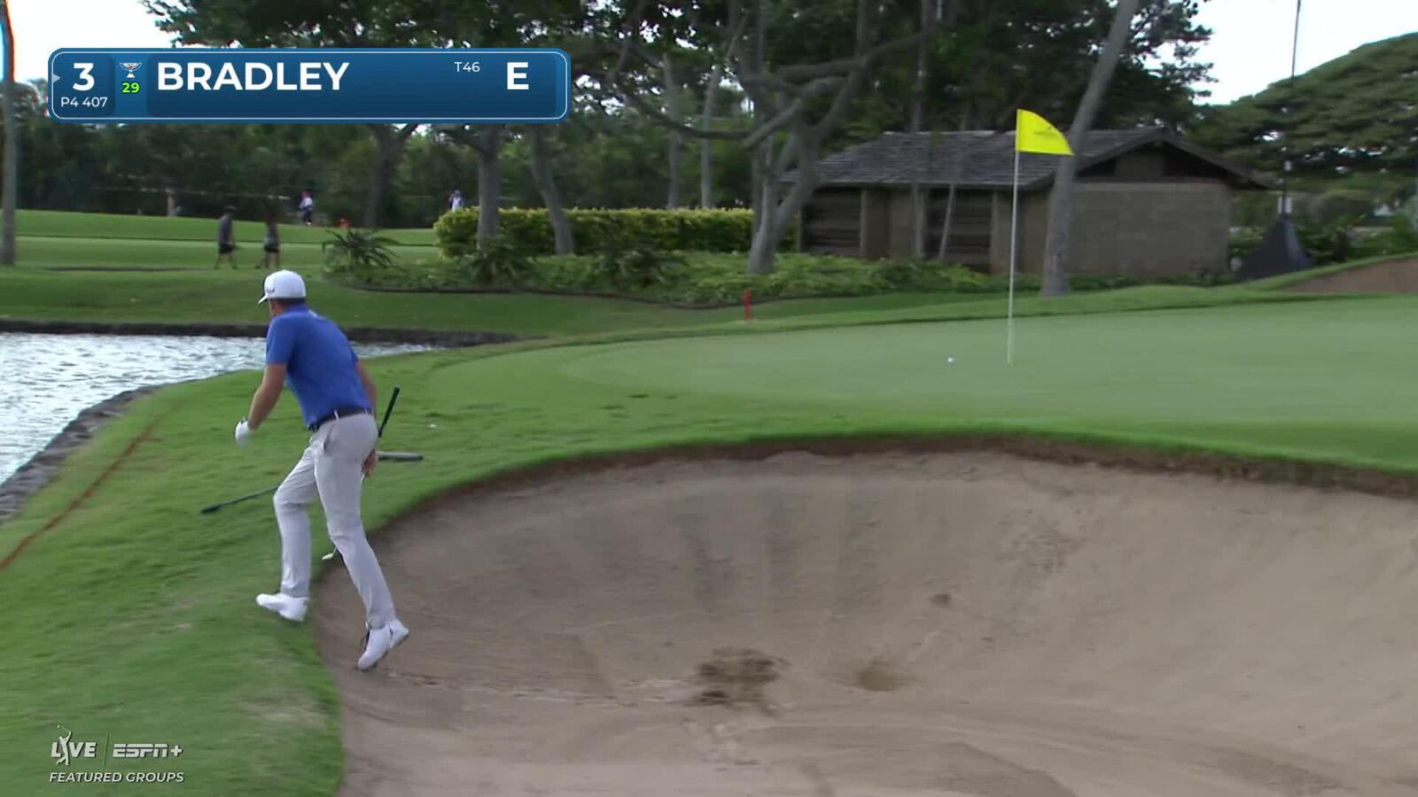 Keegan Bradley | Round 1 | 3rd hole | Shot 3 | 2025 Sony Open