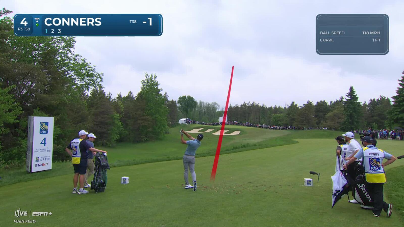 Corey Conners | Round 1 | 4th hole | Shot 1 | 2025 RBC Canadian