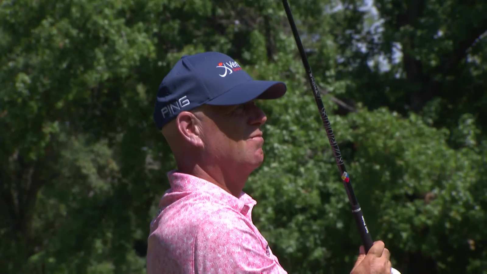 Stewart Cink | Round 2 | 8th hole | Shot 2 | 2025 Stifel