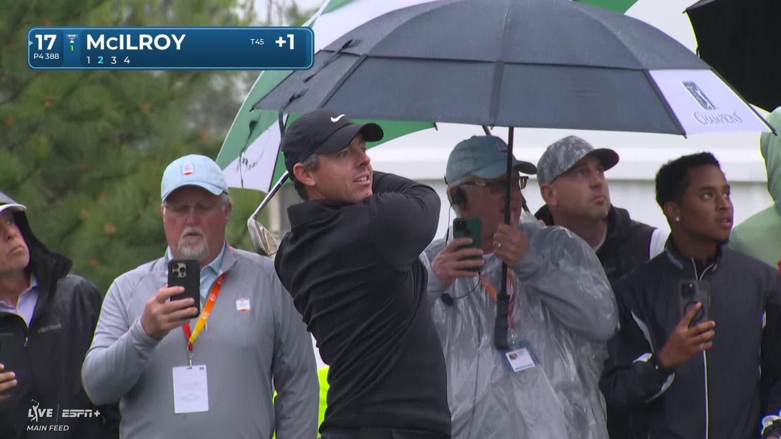 Rory McIlroy | Round 1 | 17th hole | Shot 2 | 2025 Houston Open