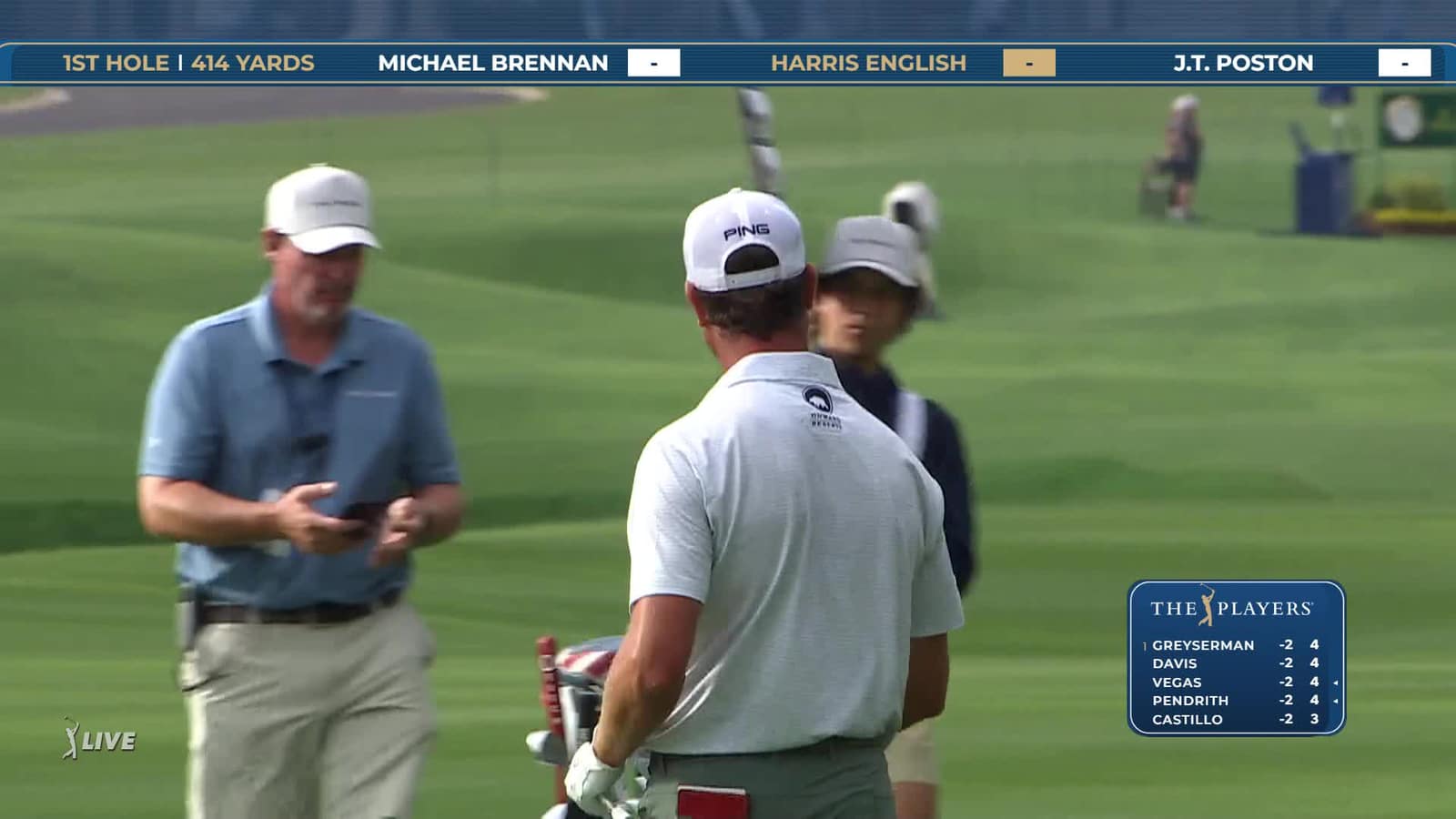 Harris English | Round 1 | 1st hole | Shot 2 | 2026 THE PLAYERS