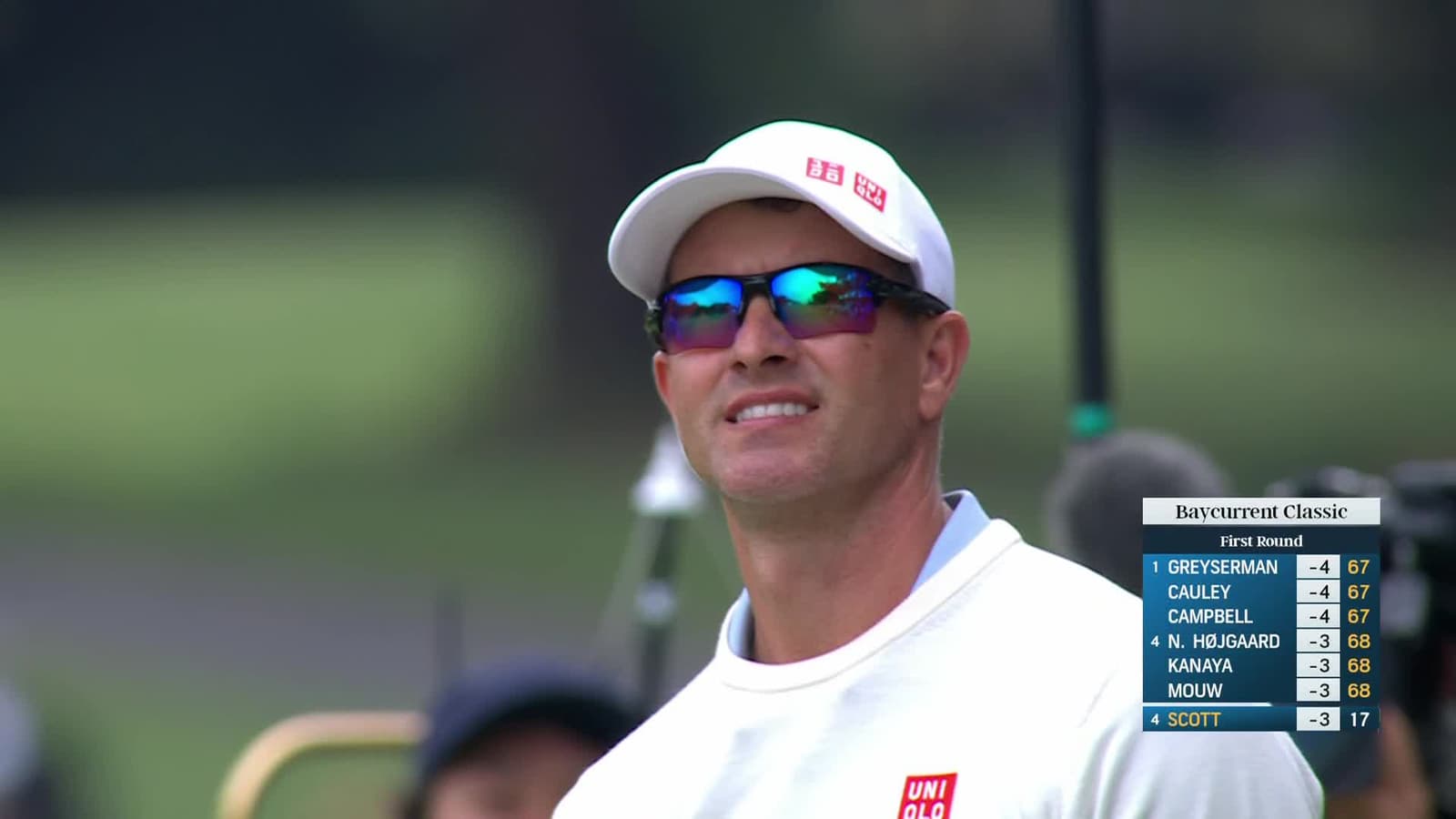 Adam Scott | Round 1 | 18th hole | Shot 2 | 2025 Baycurrent