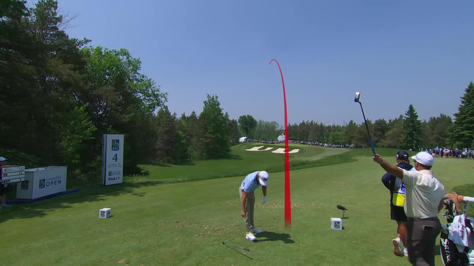 Jake Knapp | Round 3 | 4th hole | Shot 1 | 2025 RBC Canadian