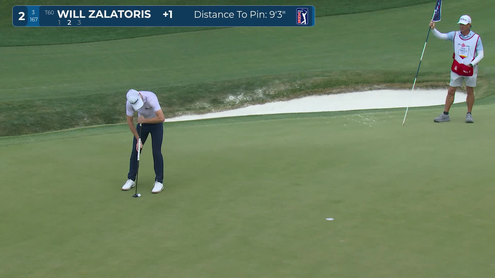 Will Zalatoris | Round 1 | 2nd hole | Shot 2 | -1 Houston Open