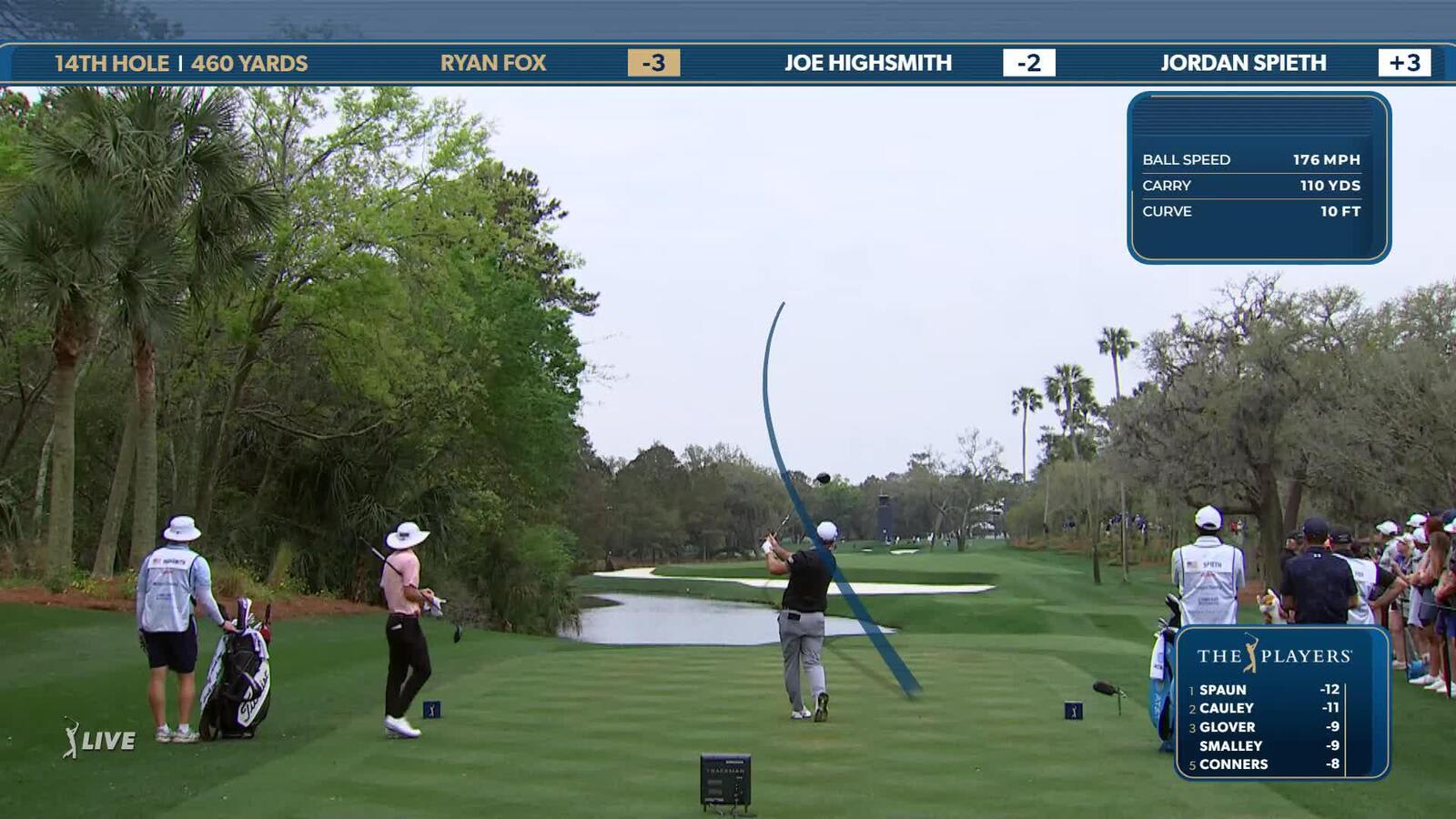 Ryan Fox | Round 4 | 14th hole | Shot 1 | 2025 THE PLAYERS