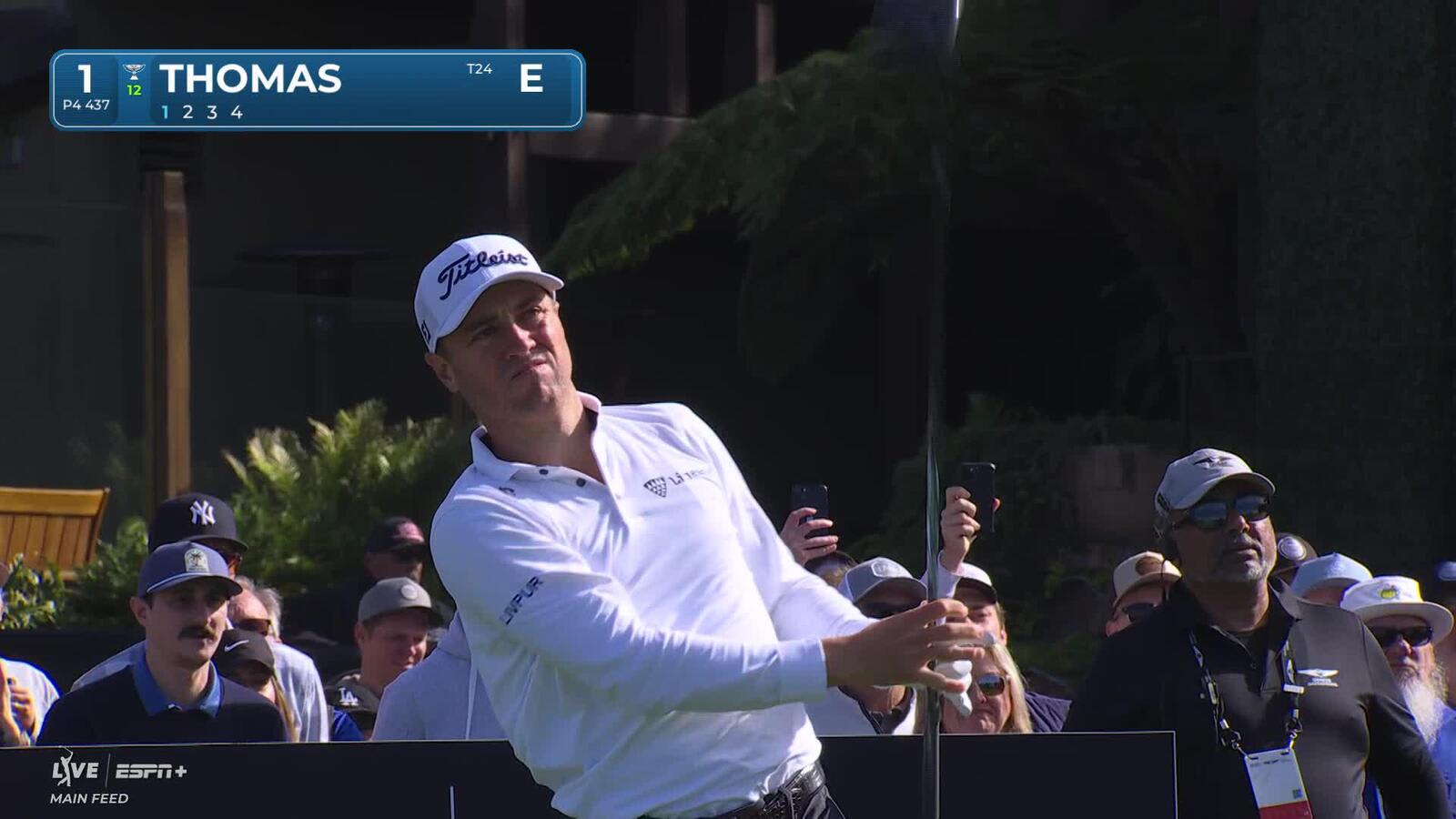 Justin Thomas | Round 3 | 1st hole | Shot 1 | 2025 Genesis