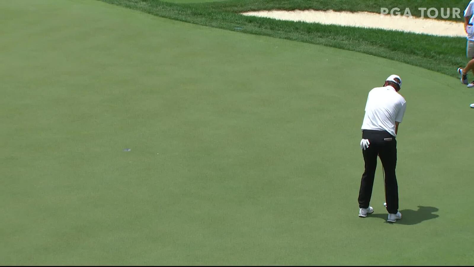 Scottie Scheffler | 2021 the Memorial | Round 4 | 1st hole | Shot 3