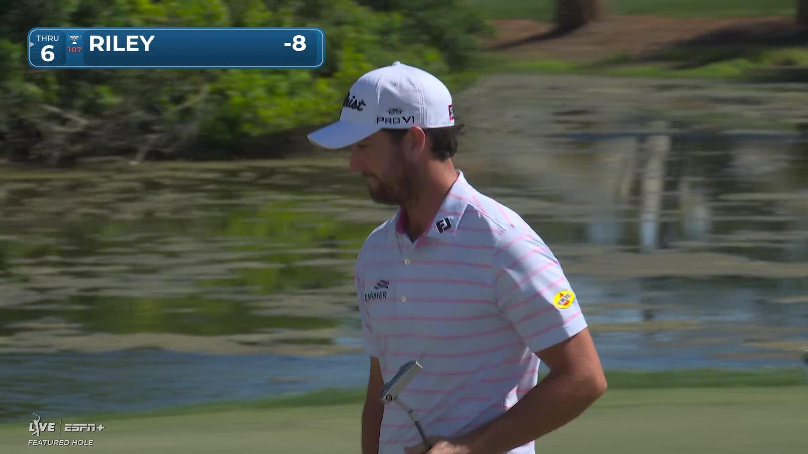 Davis Riley | Round 2 | 15th hole | Shot 3 | 2025 Cognizant Classic