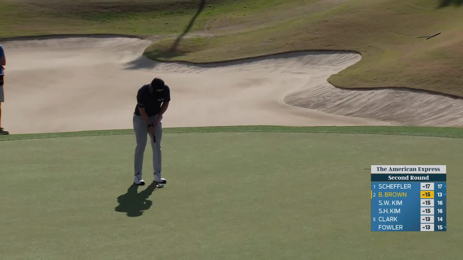 Blades Brown | Round 2 | 5th hole | Shot 3 | 2026 The American Express