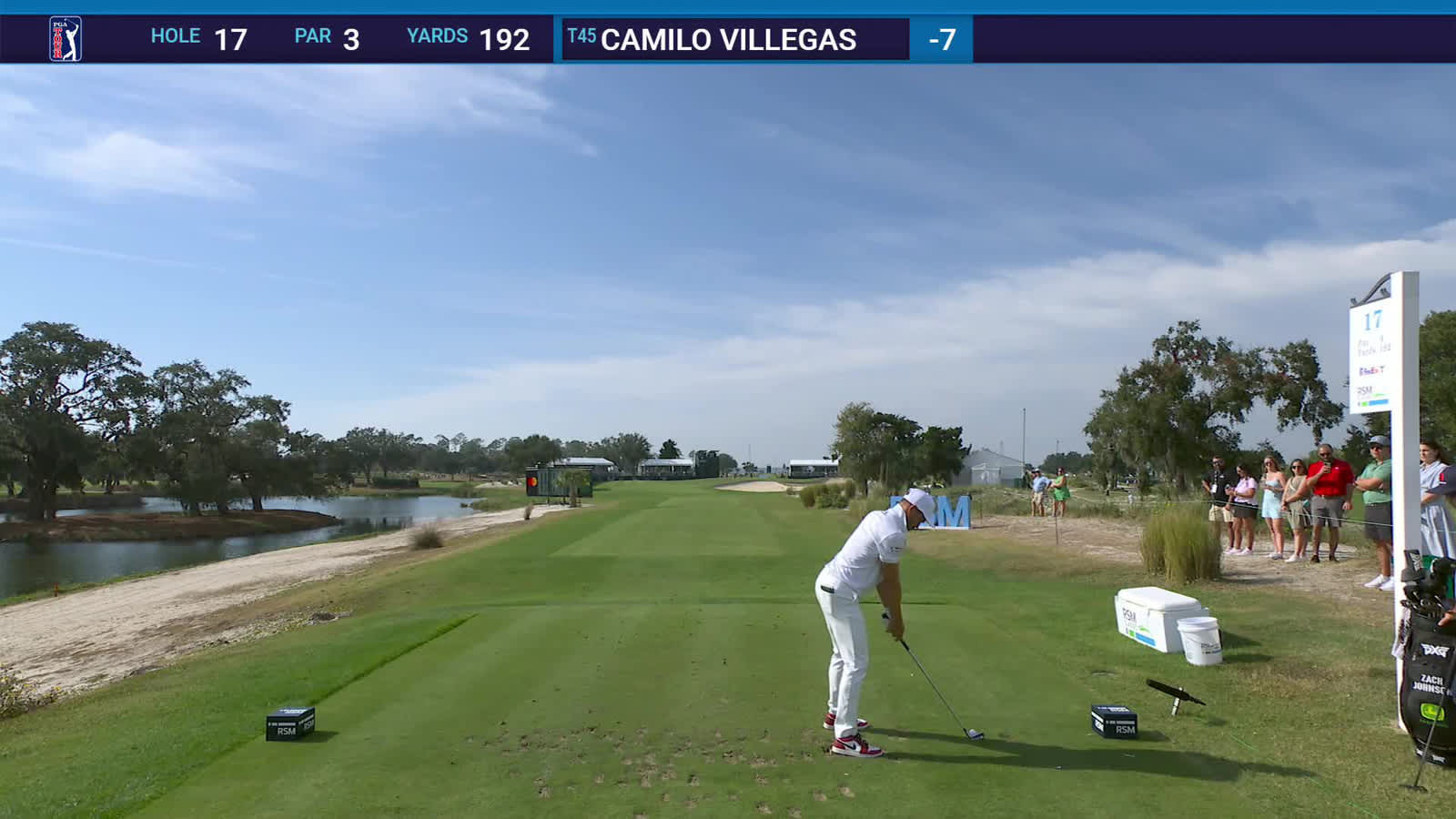 Camilo Villegas | Round 2 | 17th hole | Shot 1 | 2025 The RSM Classic