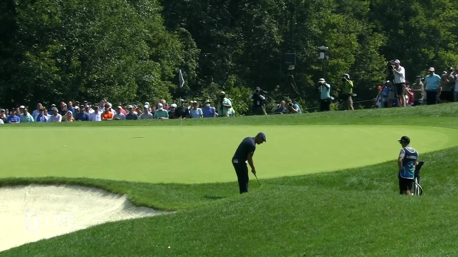 Bryson DeChambeau | 2021 BMW Championship | Round 2 | 1st hole | Shot 2