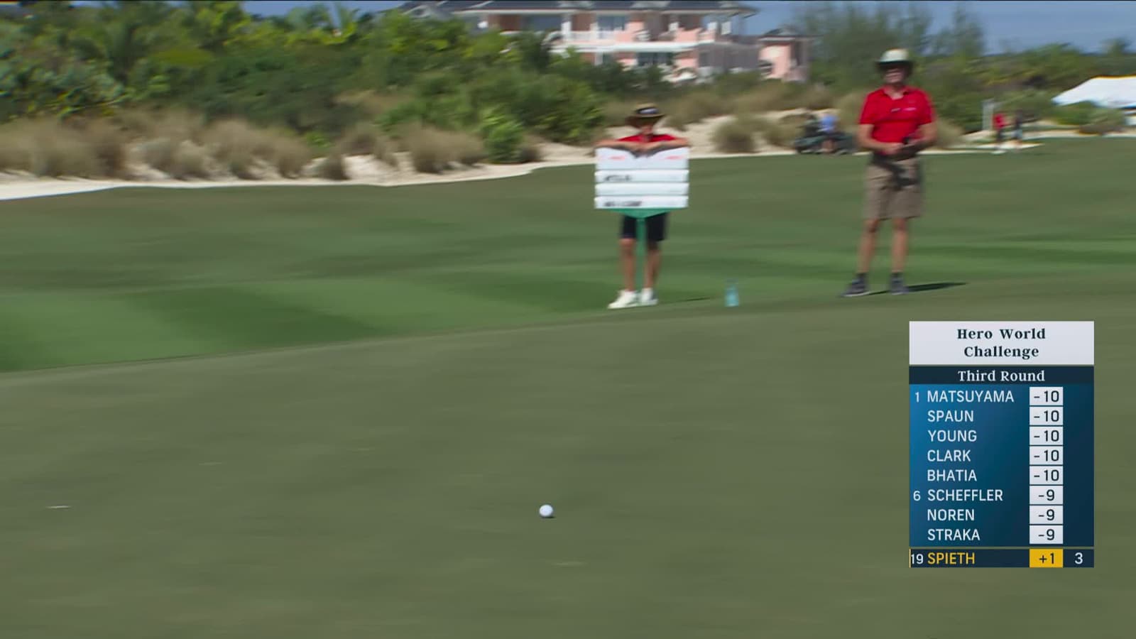 Jordan Spieth | Round 3 | 4th hole | Shot 4 | 2025 Hero World Challenge