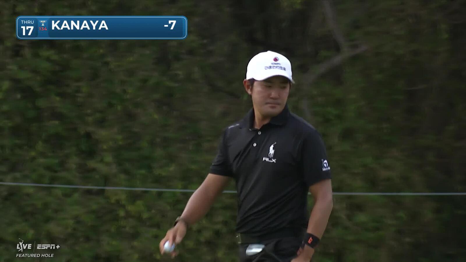 Takumi Kanaya | Round 2 | 17th hole | Shot 3 | 2025 Mexico Open