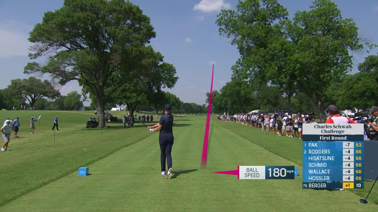 Daniel Berger | Round 1 | 11th hole | Shot 1 | 2025 Charles Schwab