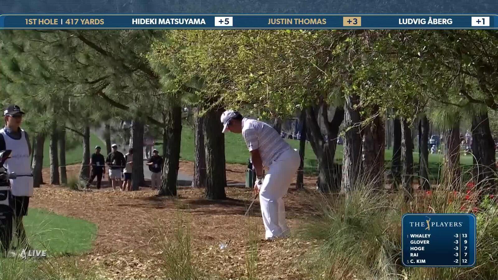 Hideki Matsuyama | Round 1 | 1st hole | Shot 2 | 2025 THE PLAYERS