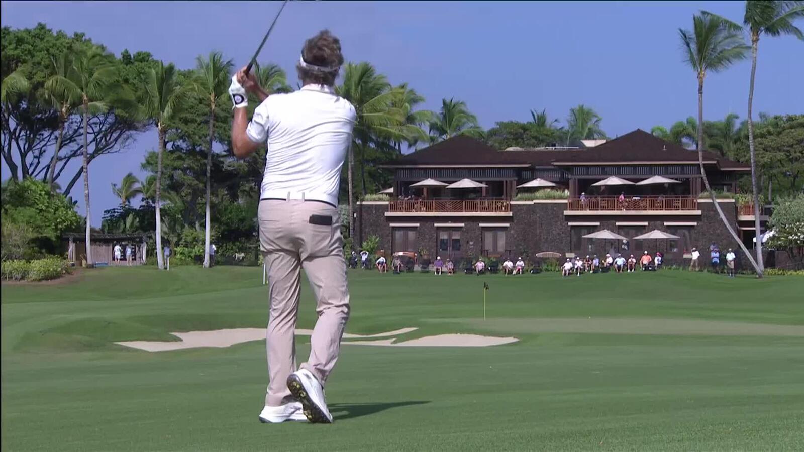 Bernhard Langer | Round 2 | 18th hole | Shot 2 | 2025 Mitsubishi