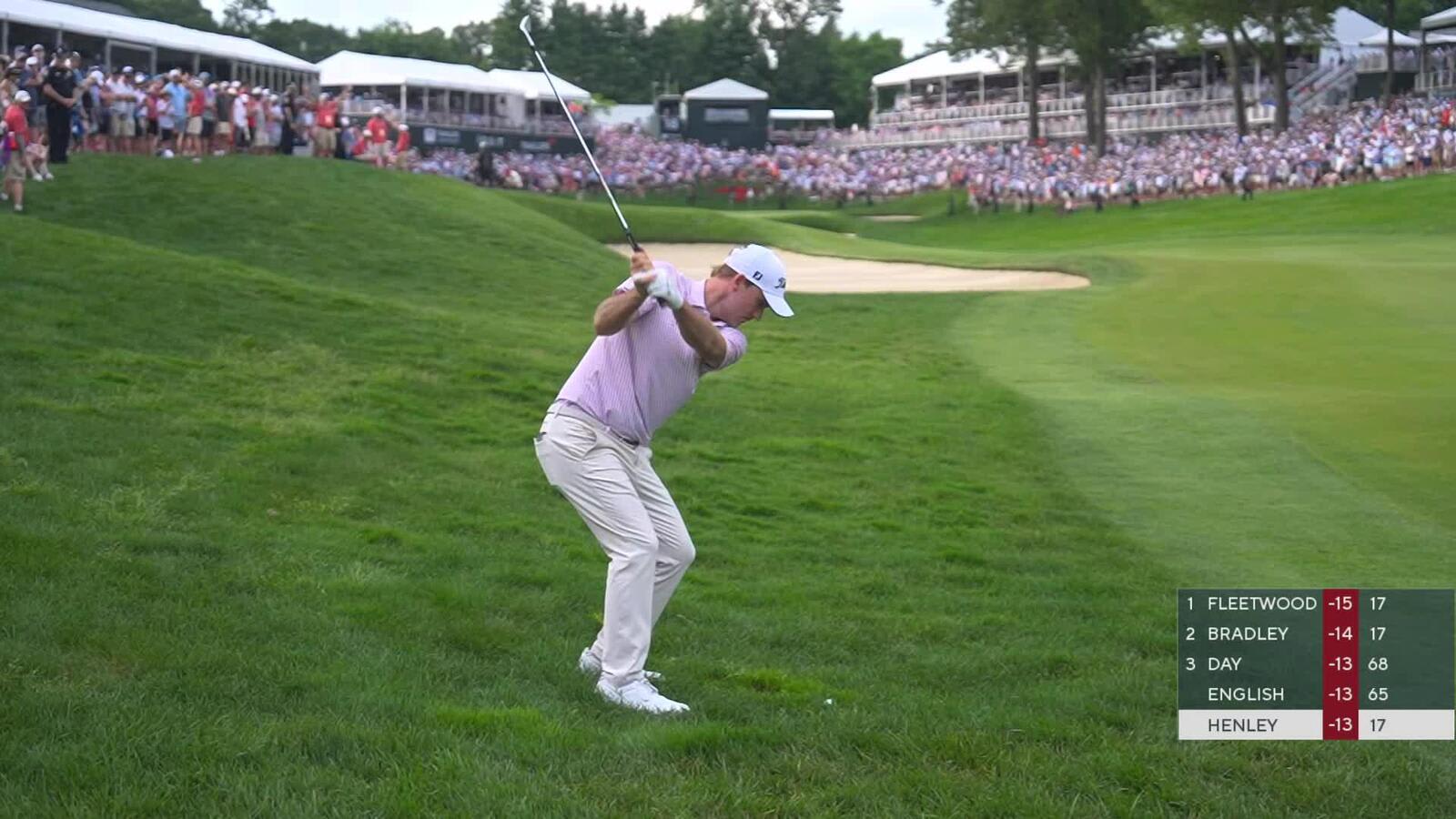 Russell Henley | Round 4 | 18th hole | Shot 2 | 2025 Travelers