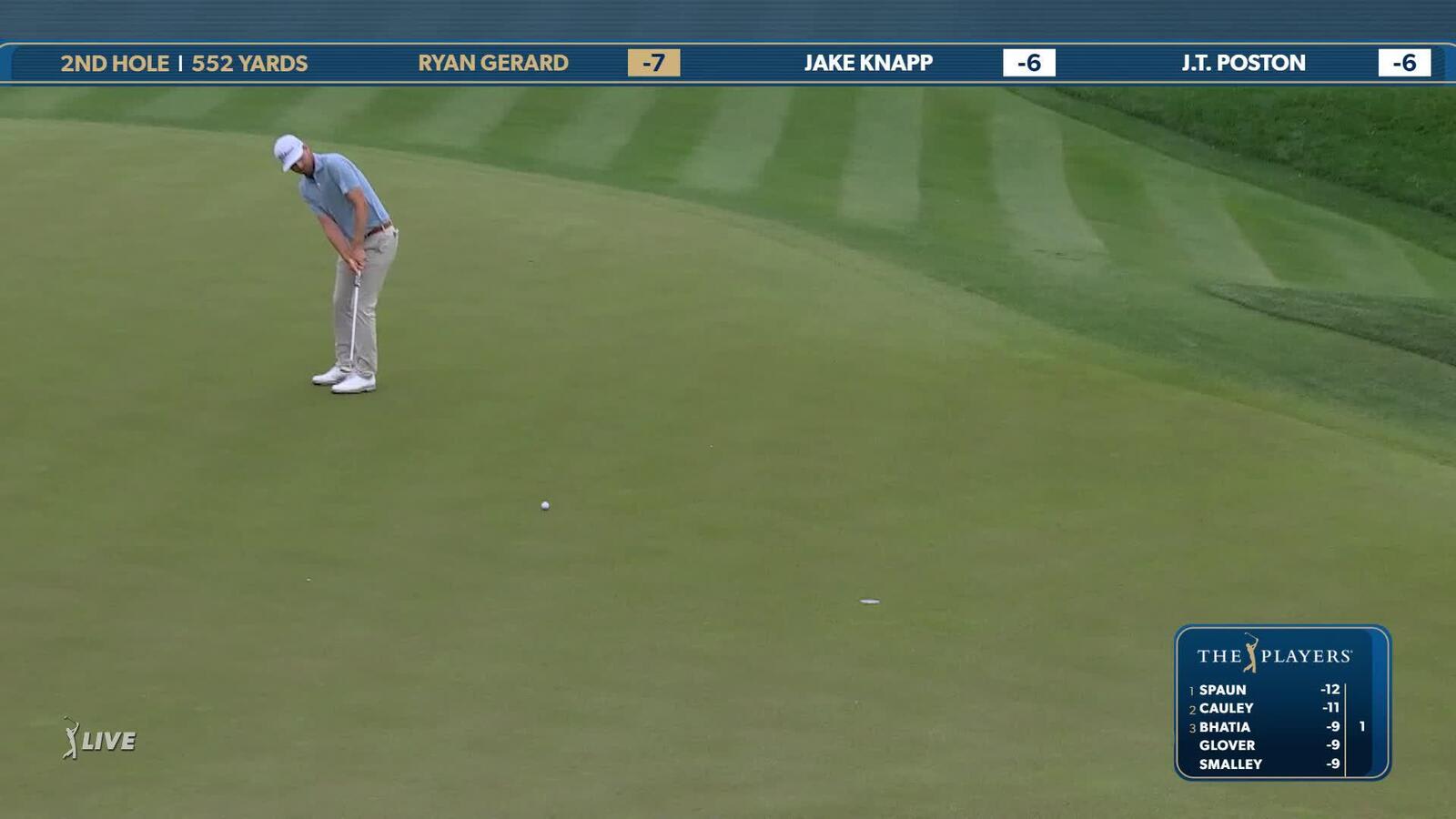 Ryan Gerard | Round 4 | 2nd hole | Shot 5 | 2025 THE PLAYERS