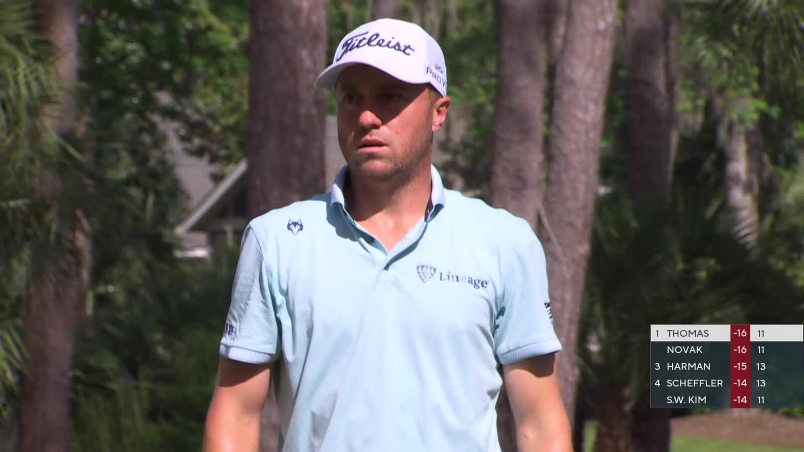 Justin Thomas | Round 4 | 12th hole | Shot 4 | 2025 RBC Heritage