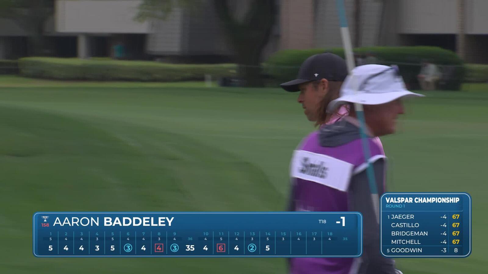 Aaron Baddeley | Round 1 | 14th hole | Shot 5 | 2025 Valspar