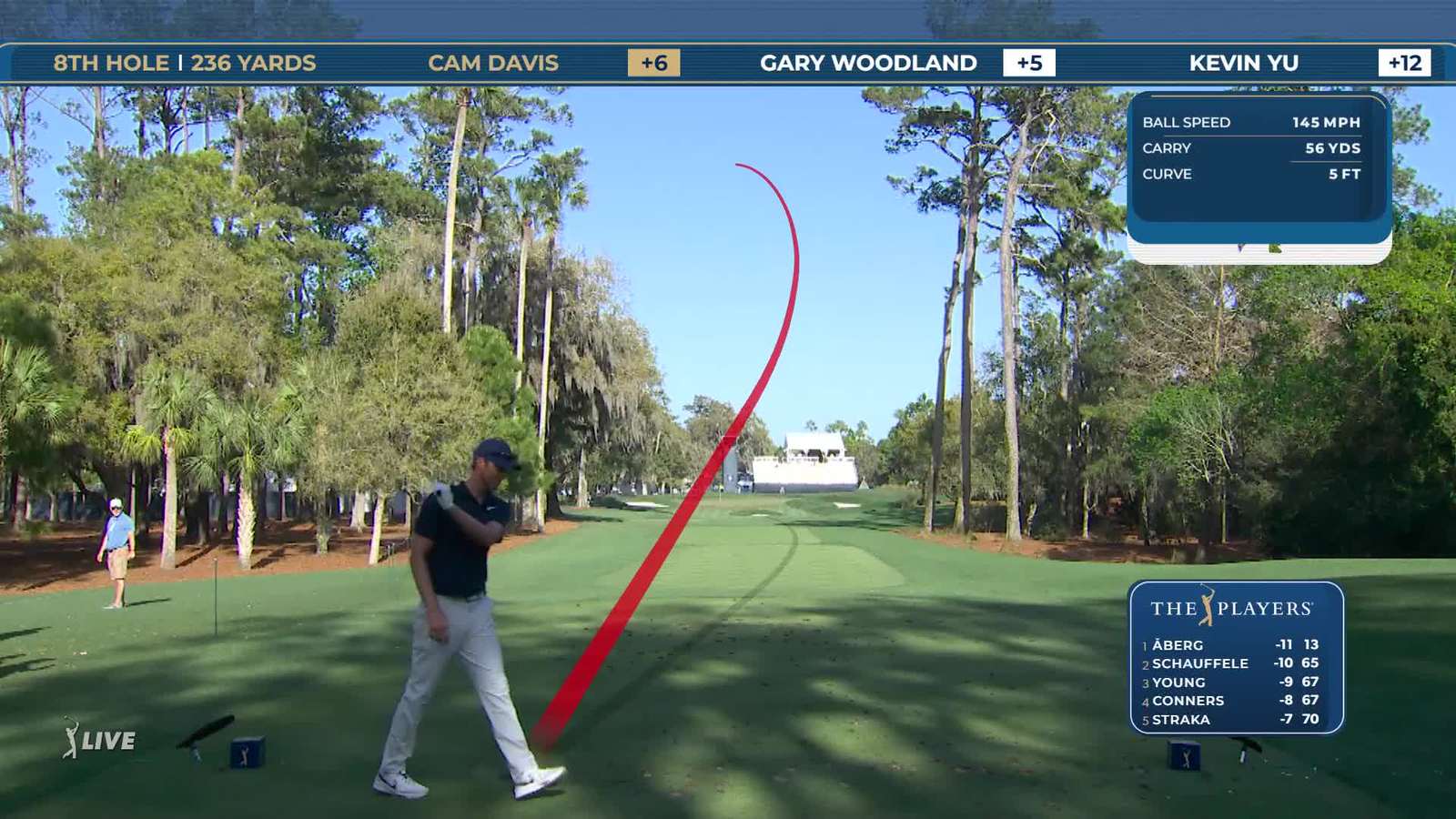 Cam Davis | Round 2 | 8th hole | Shot 1 | 2026 THE PLAYERS