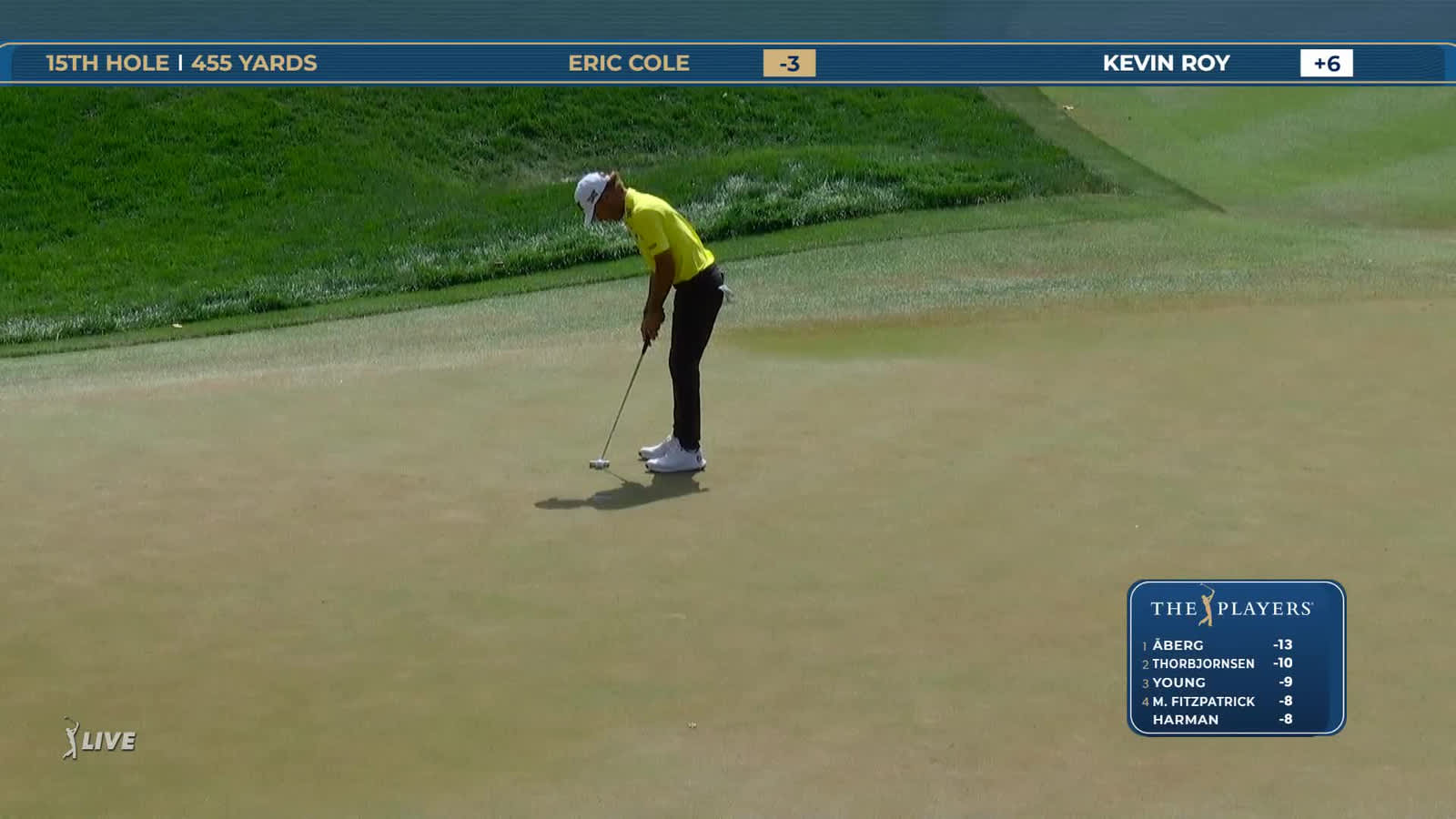 Eric Cole | Round 4 | 15th hole | Shot 4 | 2026 THE PLAYERS