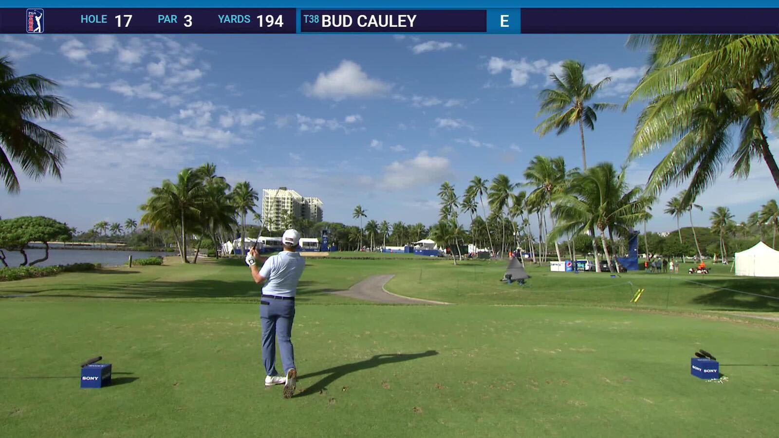 Bud Cauley | Round 1 | 17th hole | Shot 1 | 2025 Sony Open