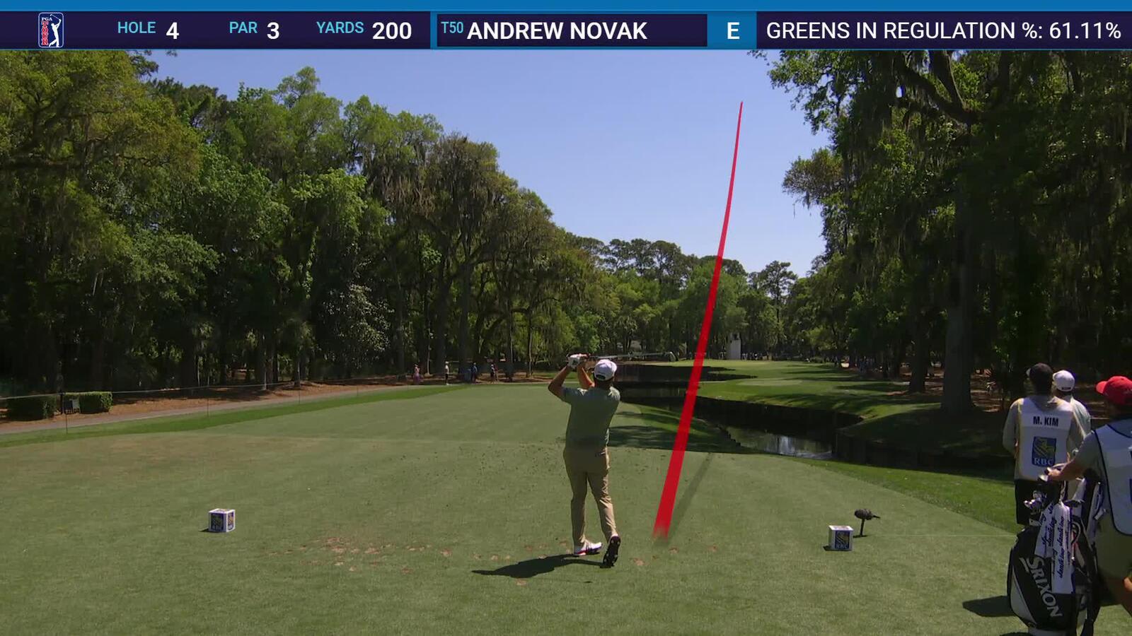 Andrew Novak | Round 1 | 4th hole | Shot 1 | 2025 RBC Heritage