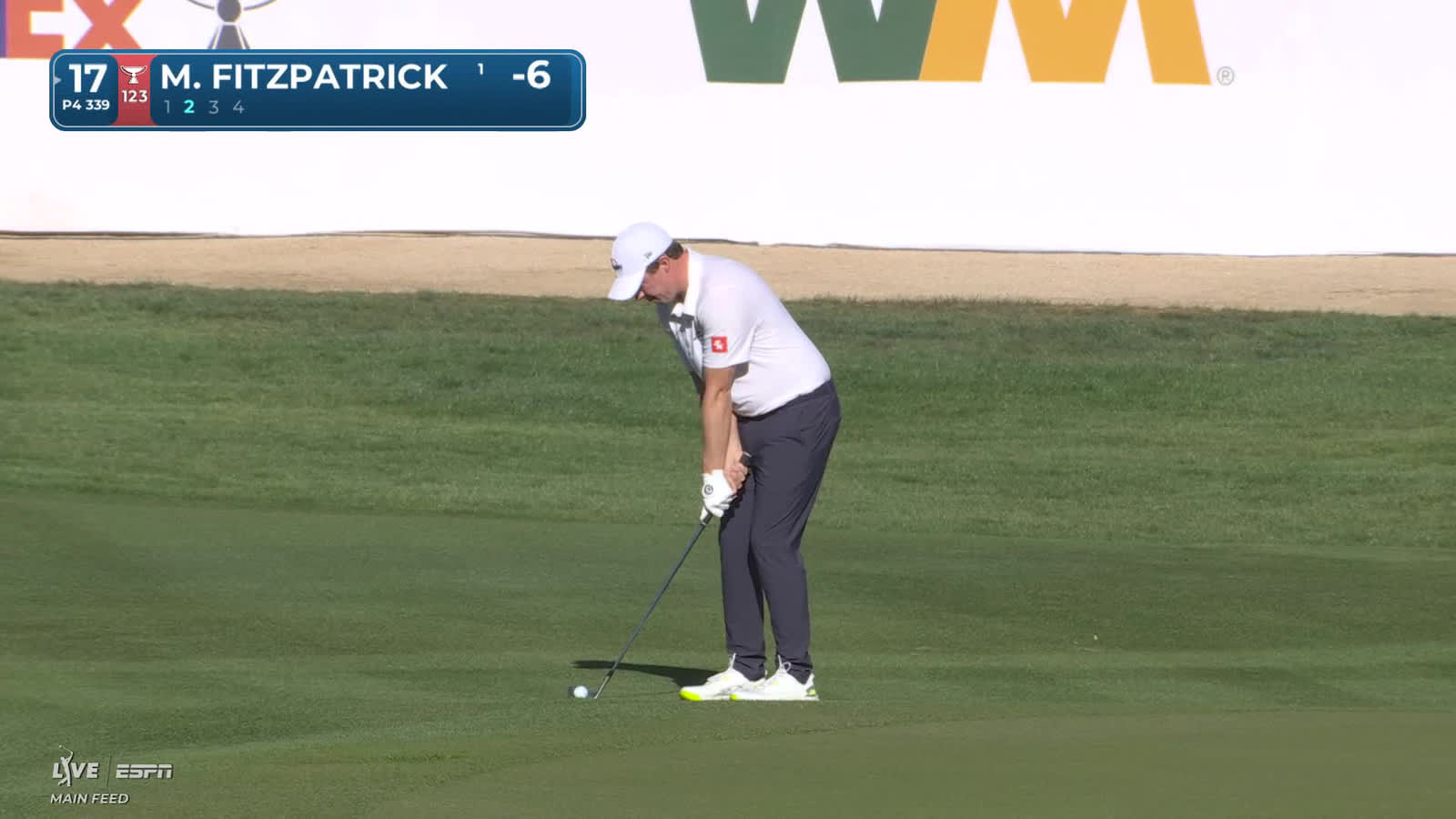 Matt Fitzpatrick | Round 1 | 17th hole | Shot 2 | 2026 WM Phoenix Open