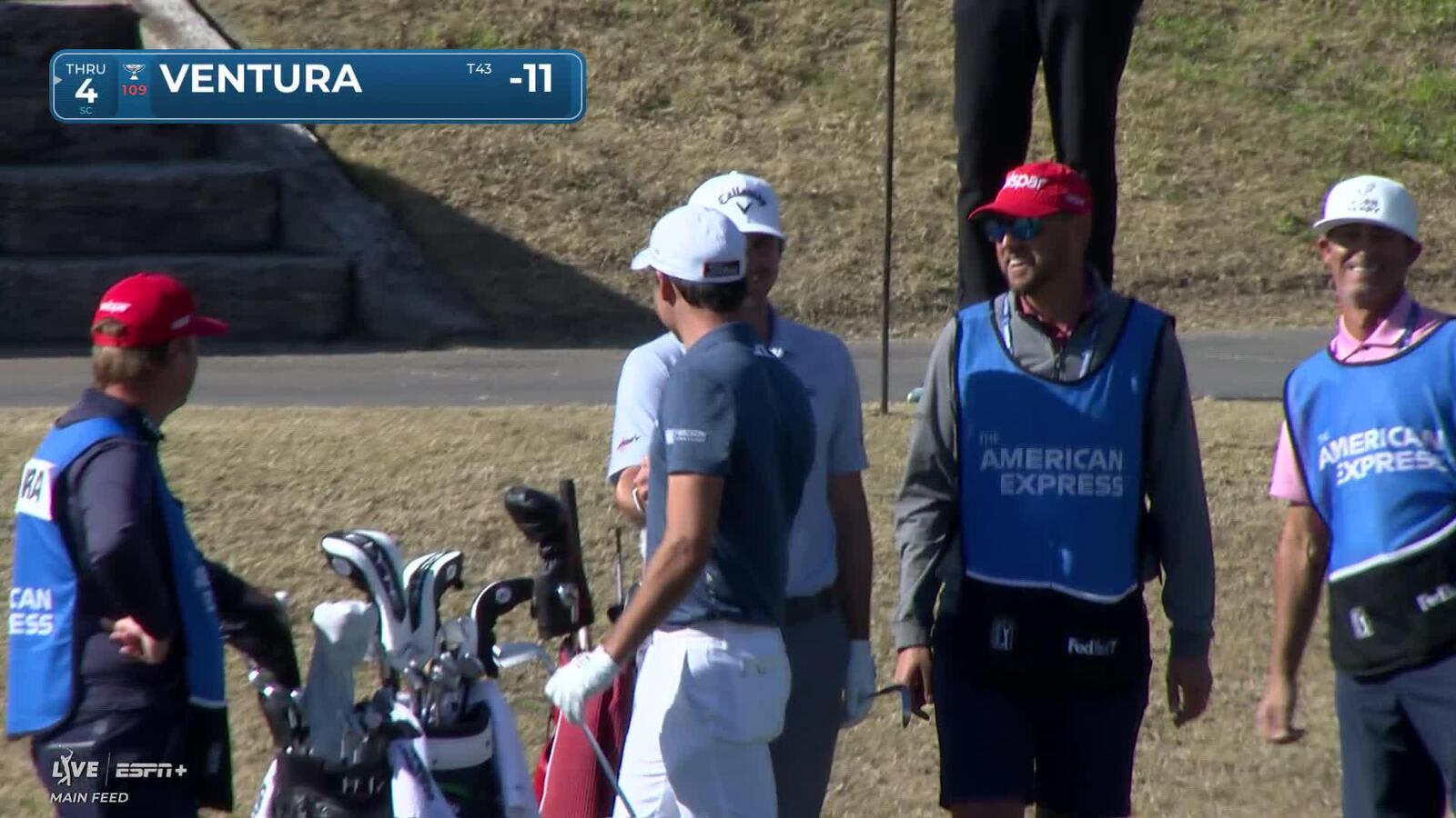 Kristoffer Ventura | Round 4 | 13th hole | Shot 1 | 2025 The American Express