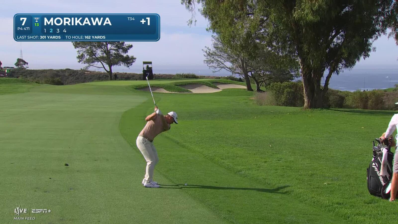 Collin Morikawa | Round 4 | 7th hole | Shot 2 | 2025 Genesis