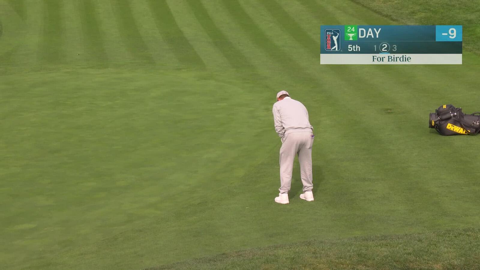 Jason Day | Round 4 | 5th hole | Shot 2 | 2025 AT&T Pebble Beach