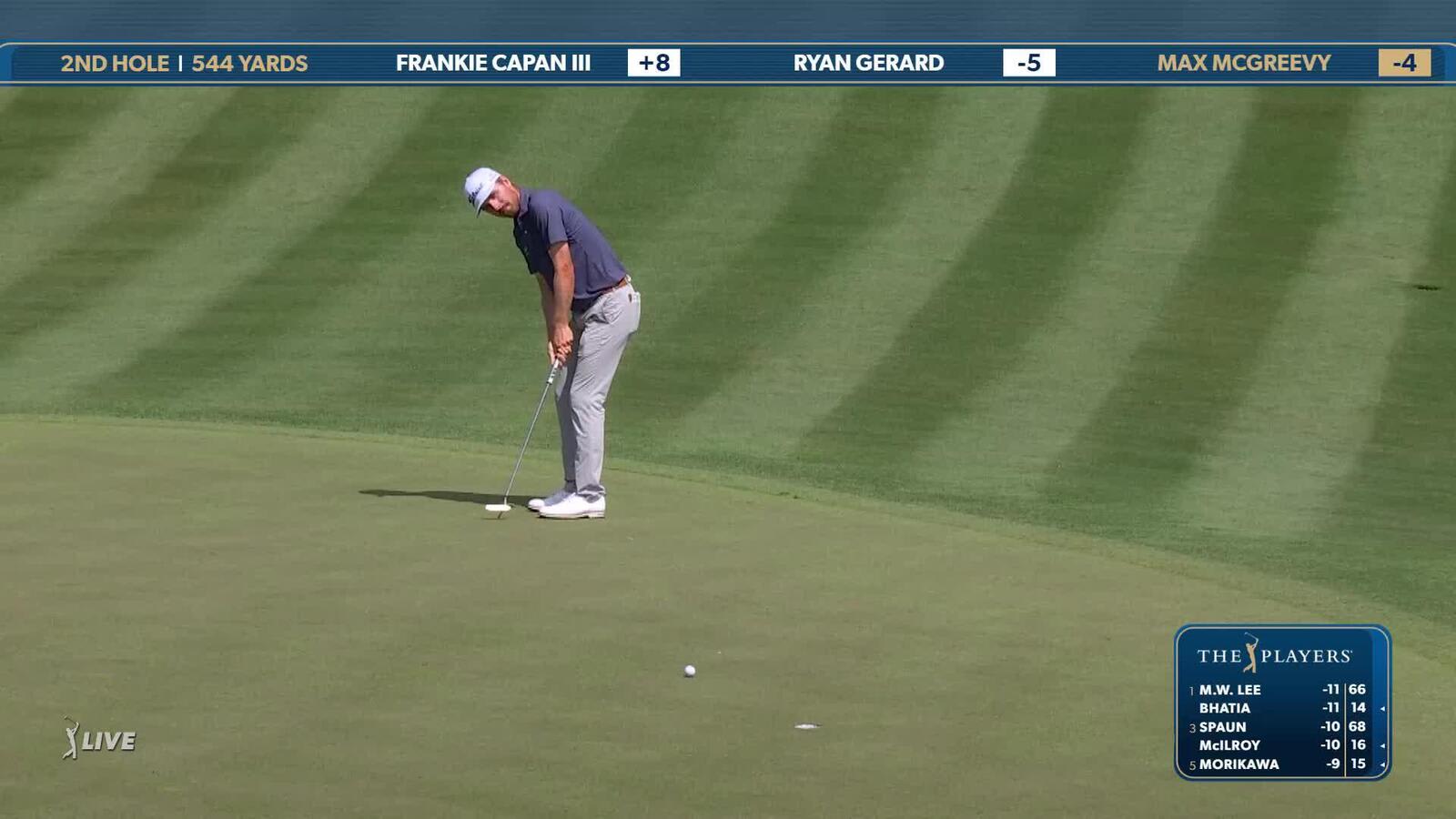 Ryan Gerard | Round 2 | 2nd hole | Shot 3 | 2025 THE PLAYERS