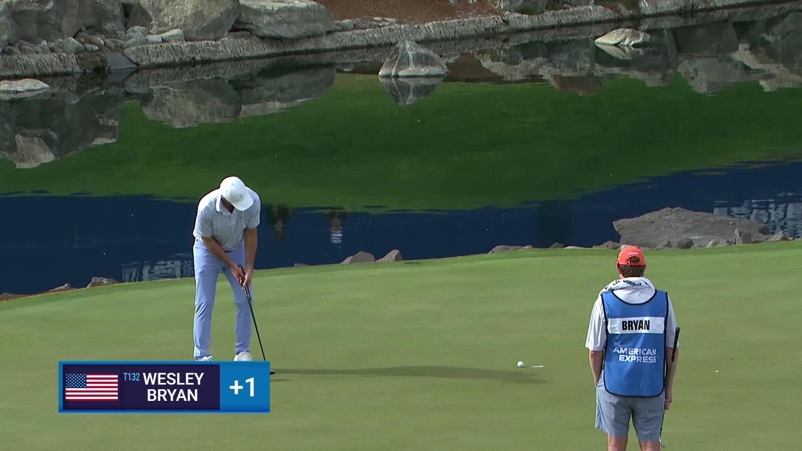 Wesley Bryan | Round 1 | 17th hole | Shot 2 | 2025 The American Express