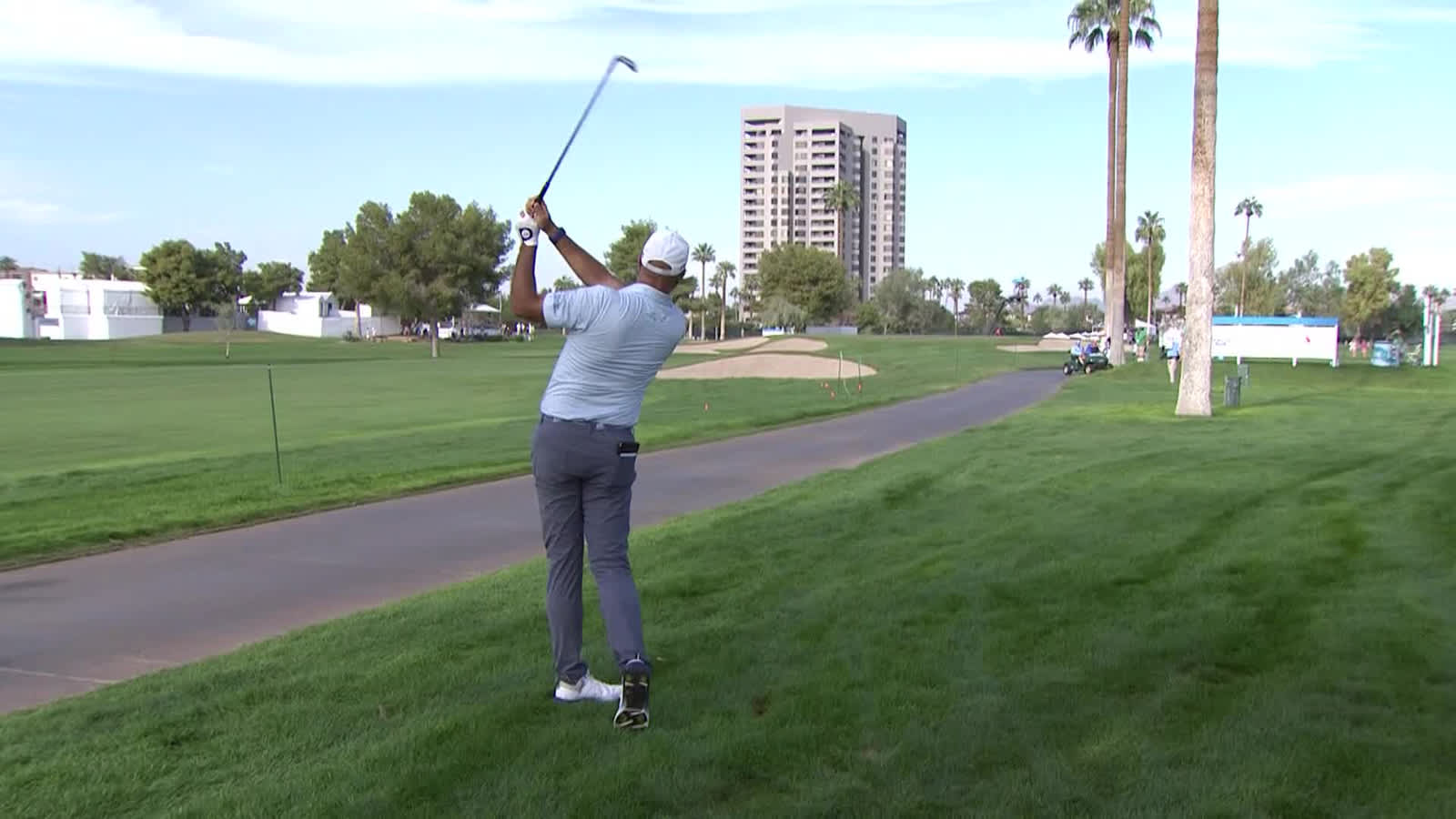 Stewart Cink | Round 1 | 10th hole | Shot 2 | 2025 Charles Schwab
