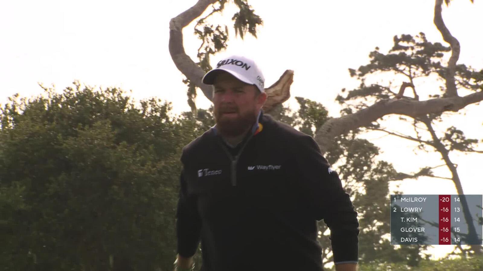 Shane Lowry | Round 4 | 14th hole | Shot 4 | 2025 AT&T Pebble Beach