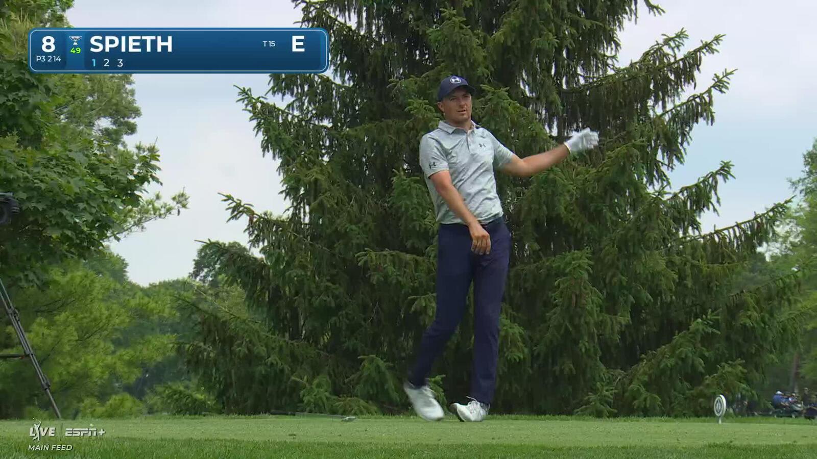 Jordan Spieth | Round 1 | 8th hole | Shot 1 | 2025 the Memorial