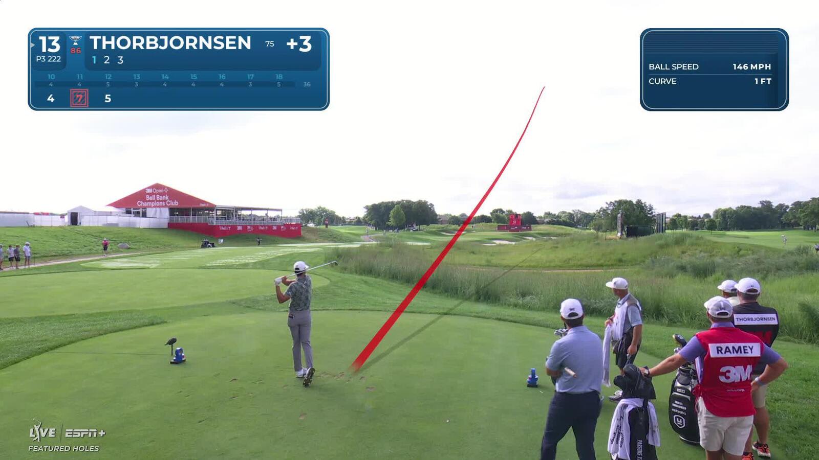 Michael Thorbjornsen | Round 1 | 13th hole | Shot 1 | 2025 3M Open